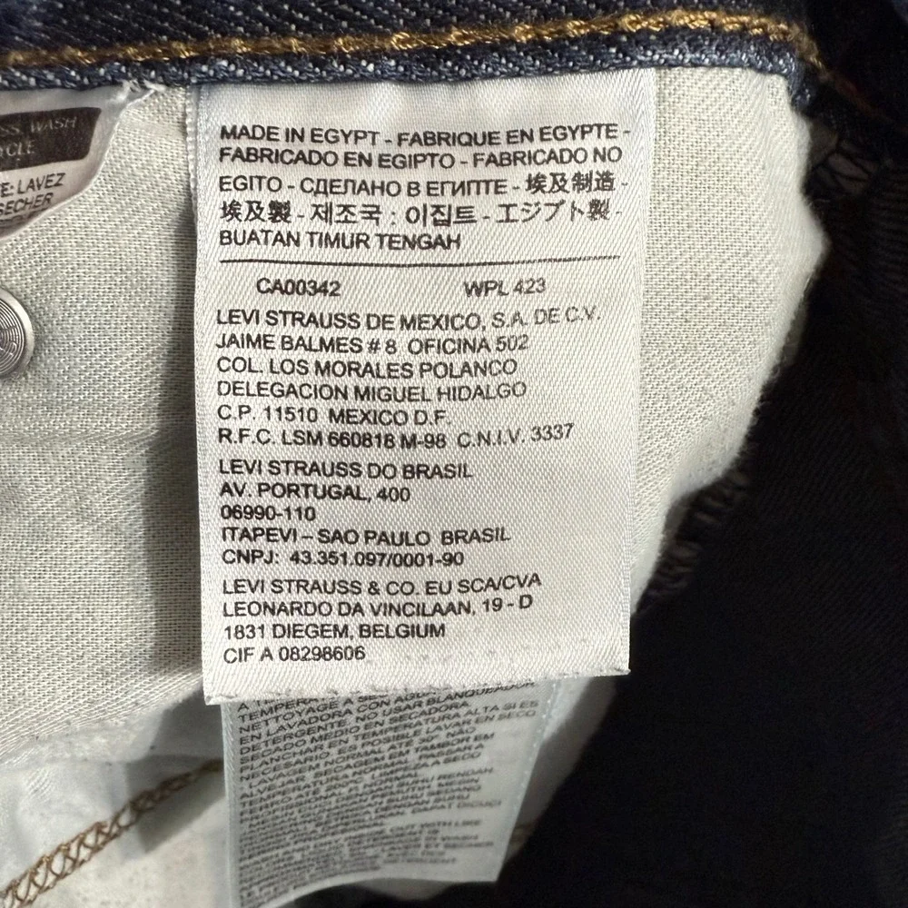 Levis 514 Straight Fit Jeans medium Wash Denim‎ Pants Mens Size 36x30